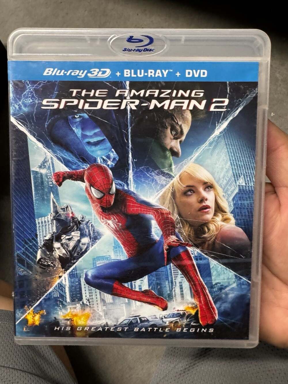 The Amazing Spider-Man 2 Blu-ray 3D + Blu-ray + DVD